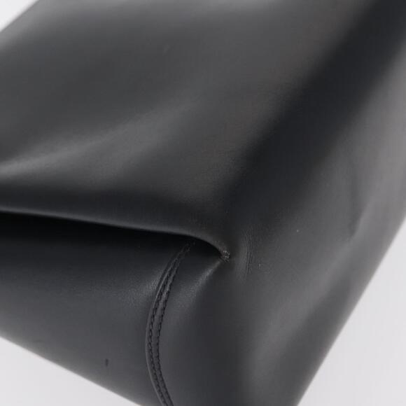 GUCCI Shoulder Bag Leather Navy Gold Auth 152739 - Picture 15 of 16